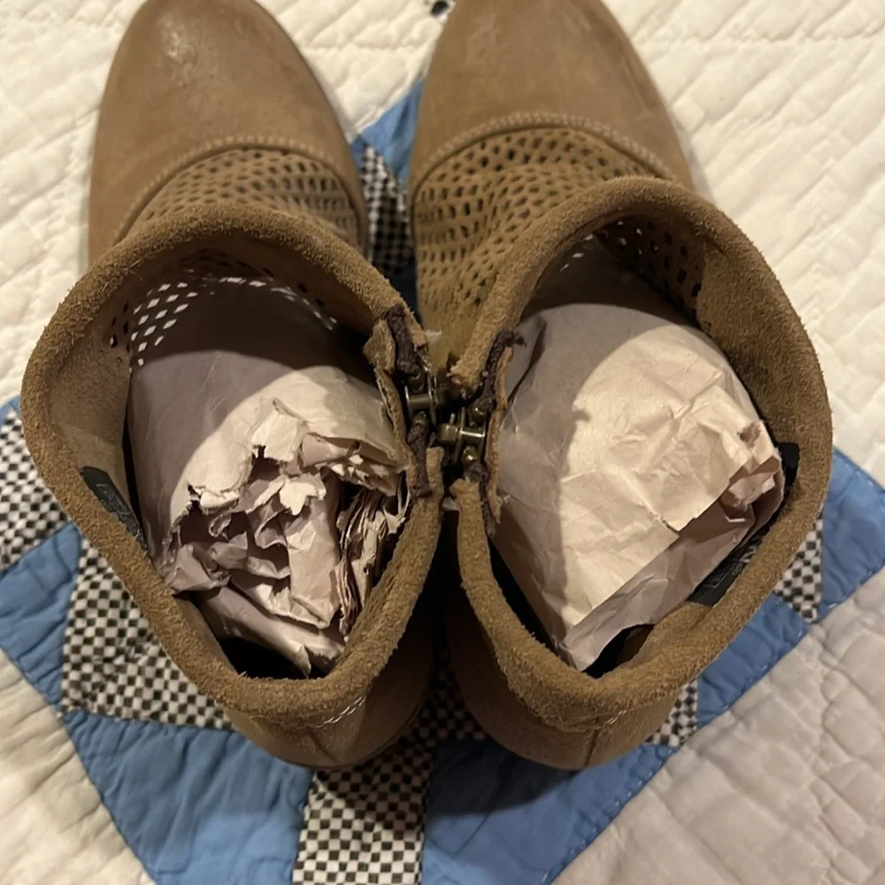 Roan by Bed|Stu Houlton Ankle Boots Perforated Suede Leather - Picture 8 of 11